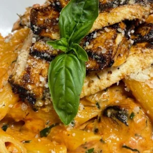 grilled chicken with penne