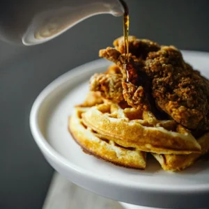 chicken and waffles