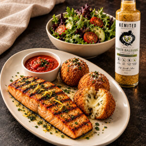 grilled salmon fillet