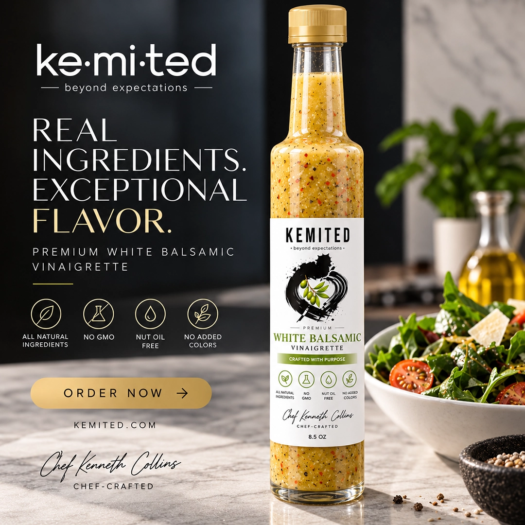 white balsamic vinaigrette
